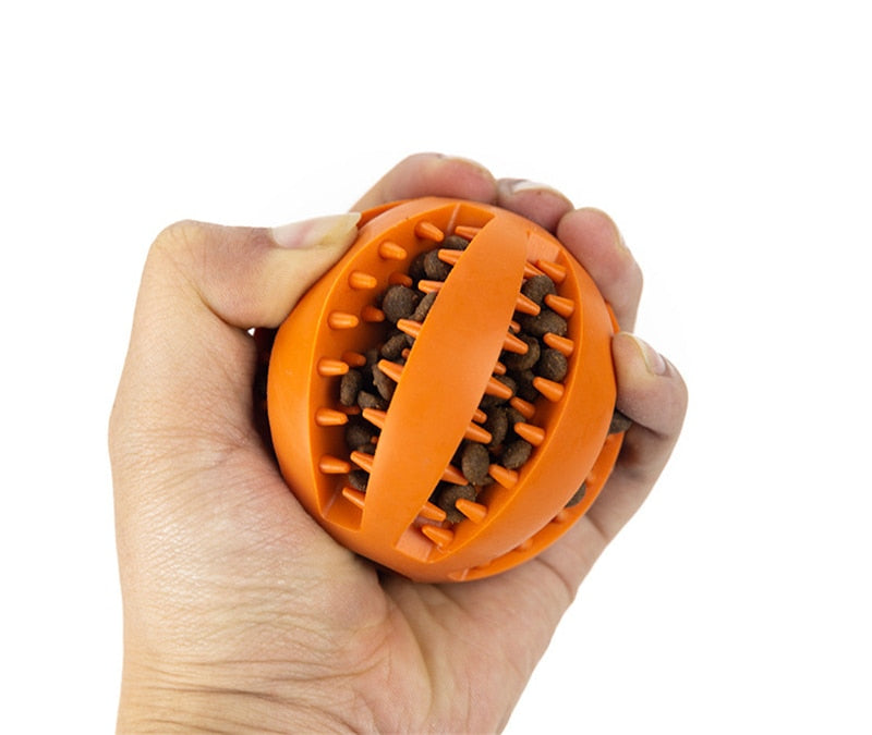 GOLIATH Bite resistant Ball and Rope chew toy